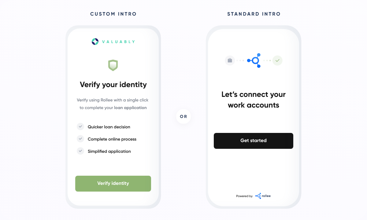 Customize the verification flow with your own logo