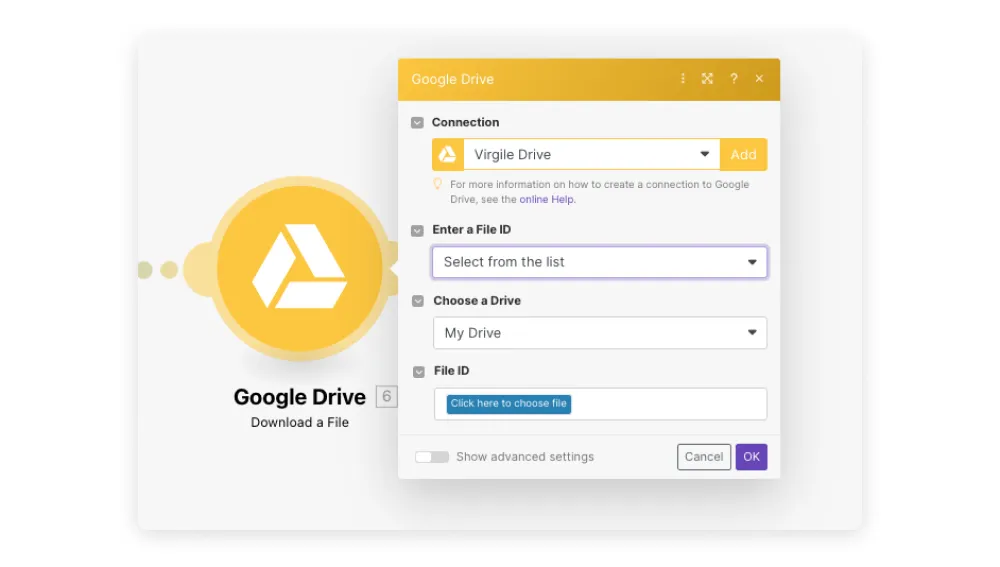 module google drive mkae