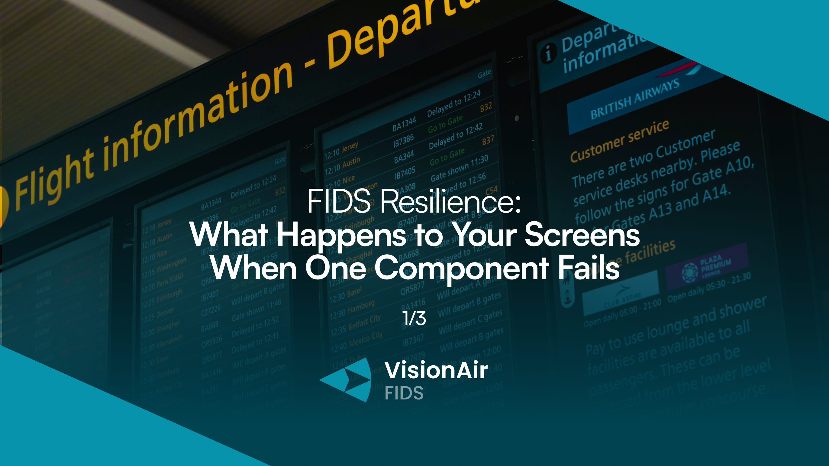 FIDS Resilience: What Happens to Your Screens When One Component Fails
