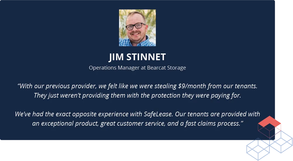 Jim Stinnet, Operations Manager at Bearcat Storage