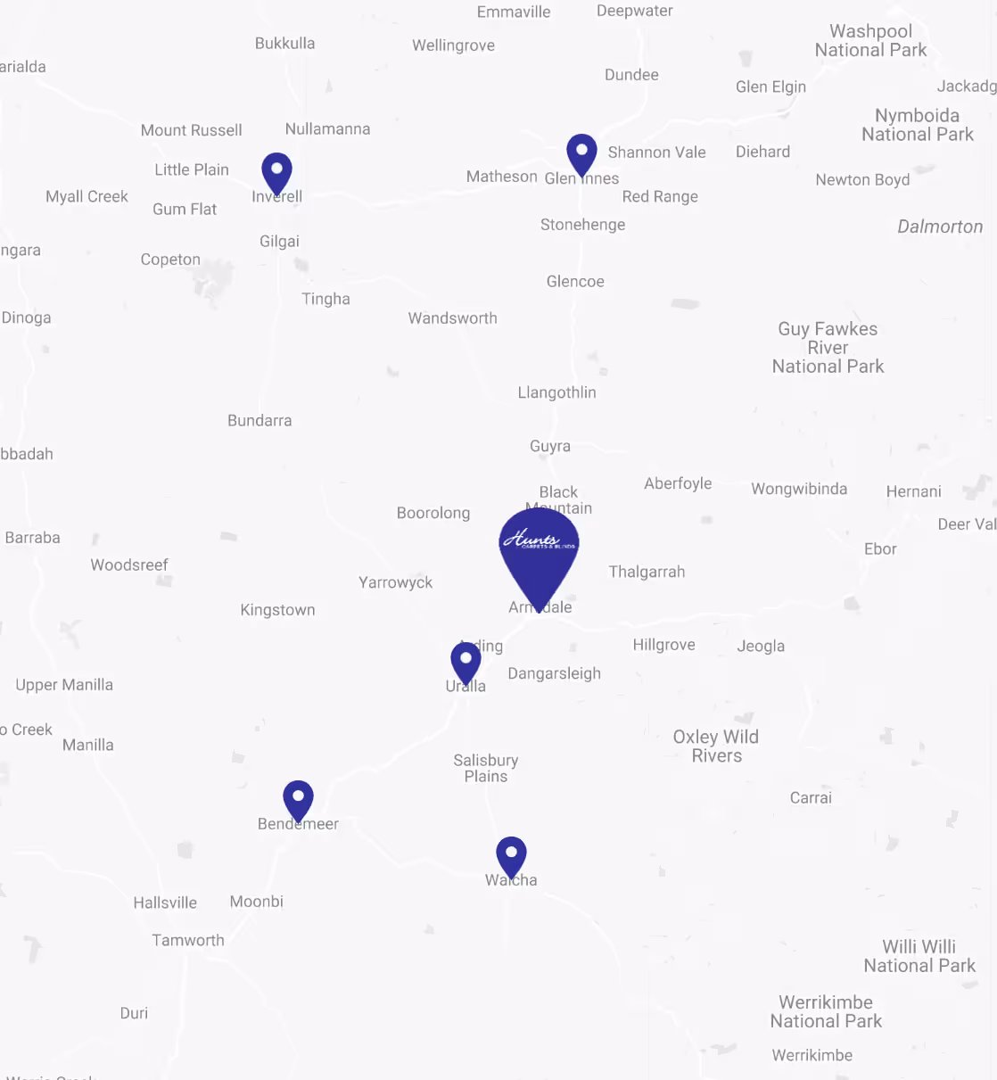 Map of New England