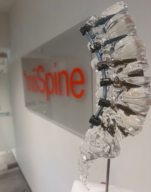 The procedure room at miiSpine in Louisville