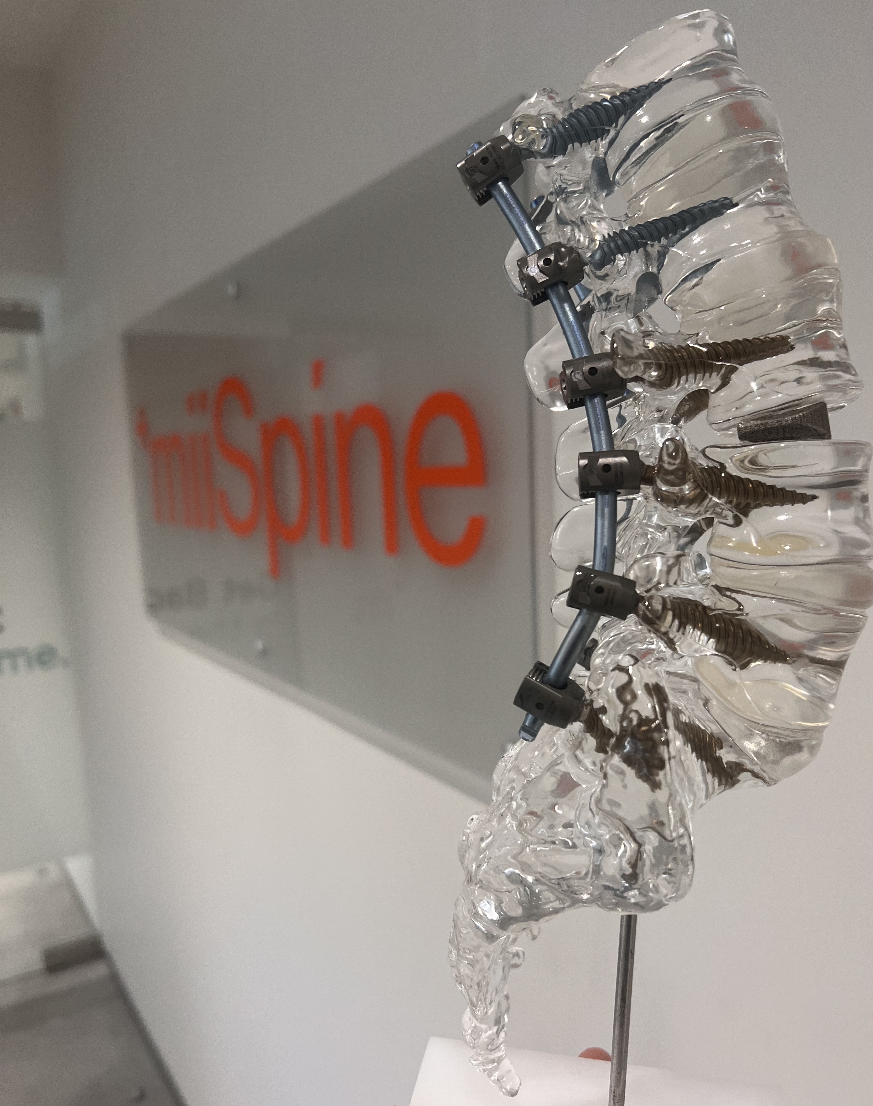 The procedure room at miiSpine in Louisville