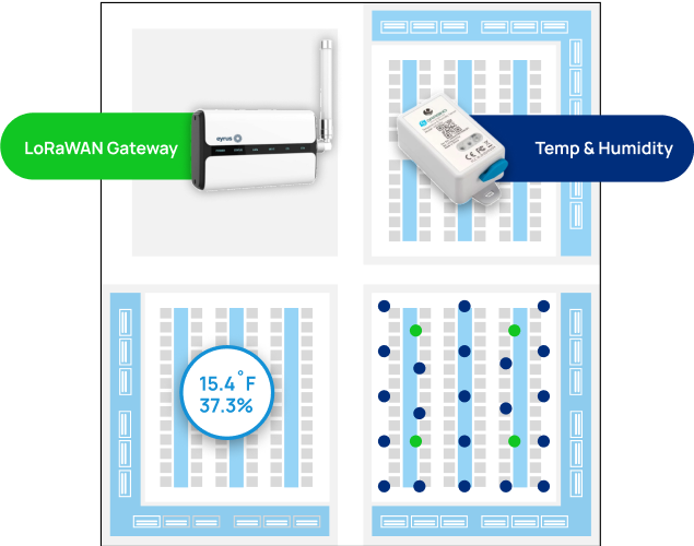 Construction Humidity Monitoring Sensor Layout
