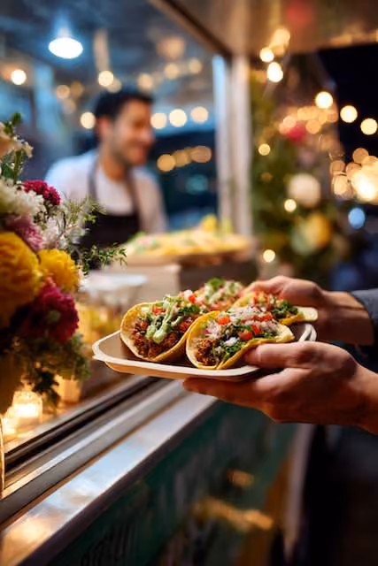 Food trucks at the Recreation Hub