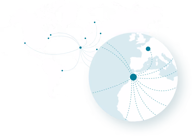 Illustration d'un transfert d'argent international pour envoyer ou recevoir de l’argent en toute sécurité