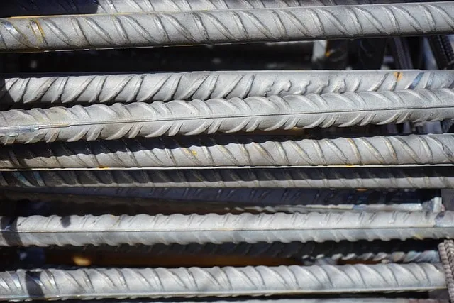Typical Reinforcement bars.