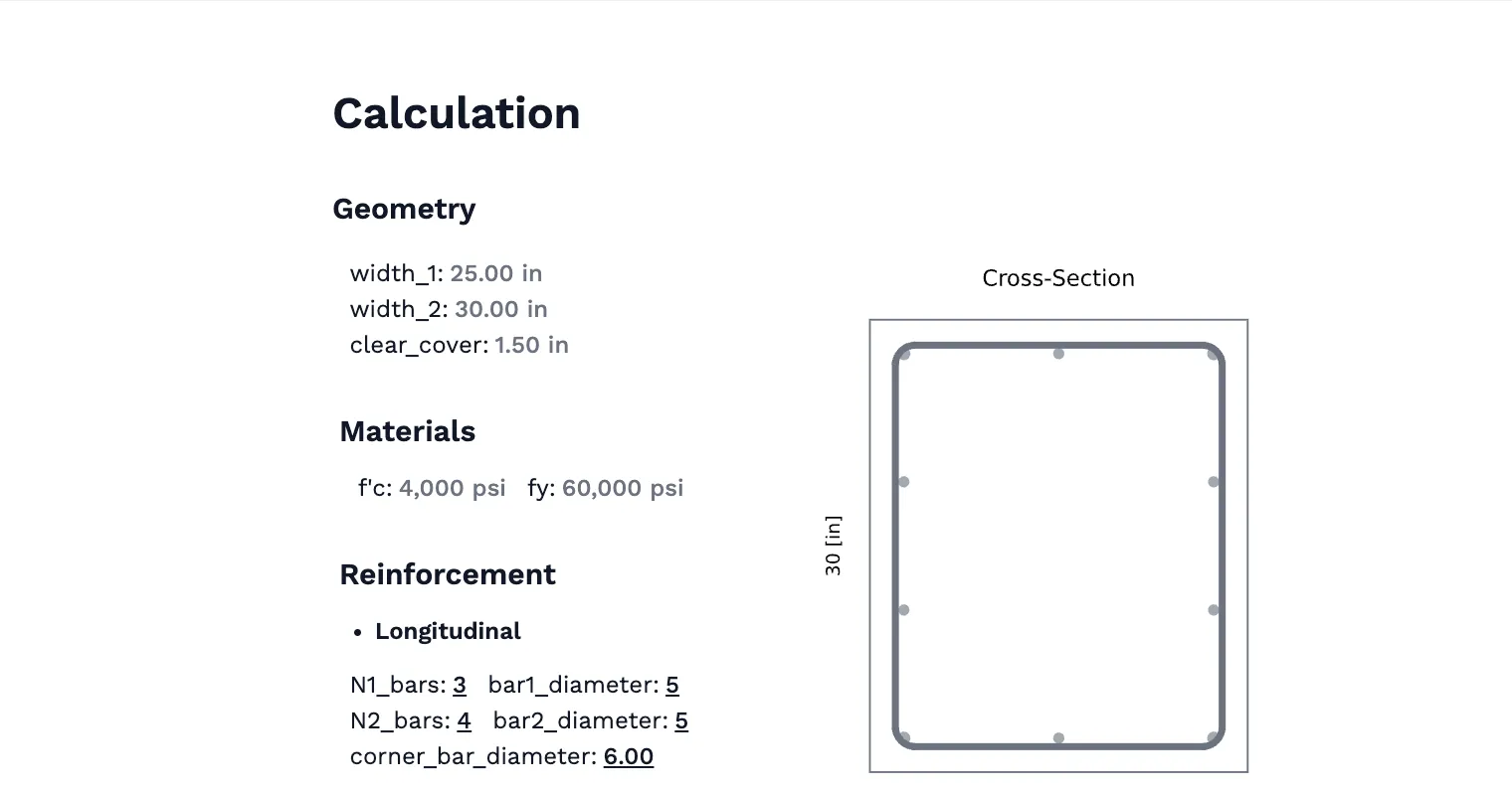Concrete Column Design to ACI-318-19