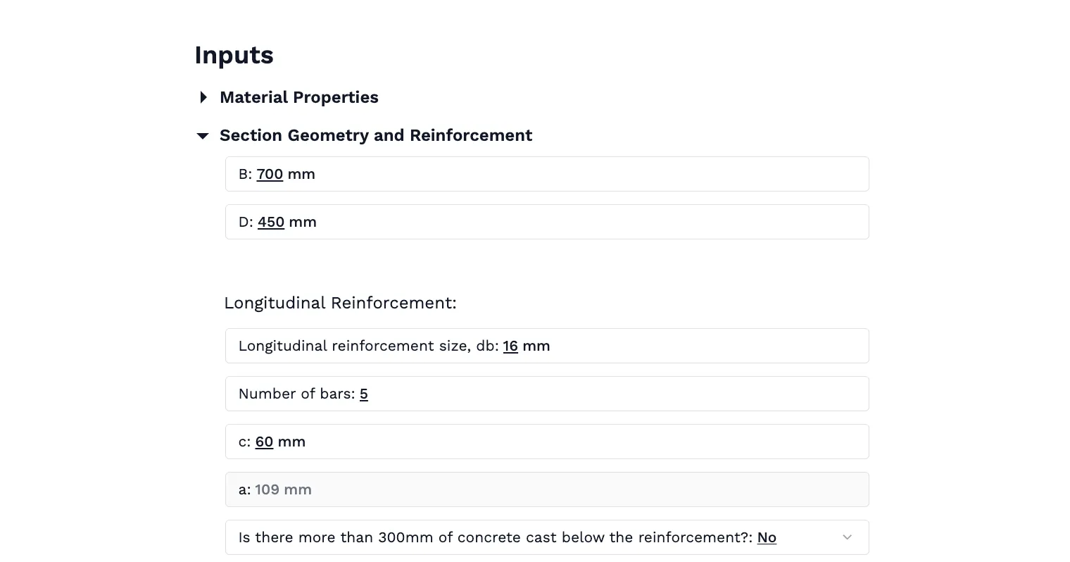 Reinforcement Development Length Calculator to AS 3600-2018
