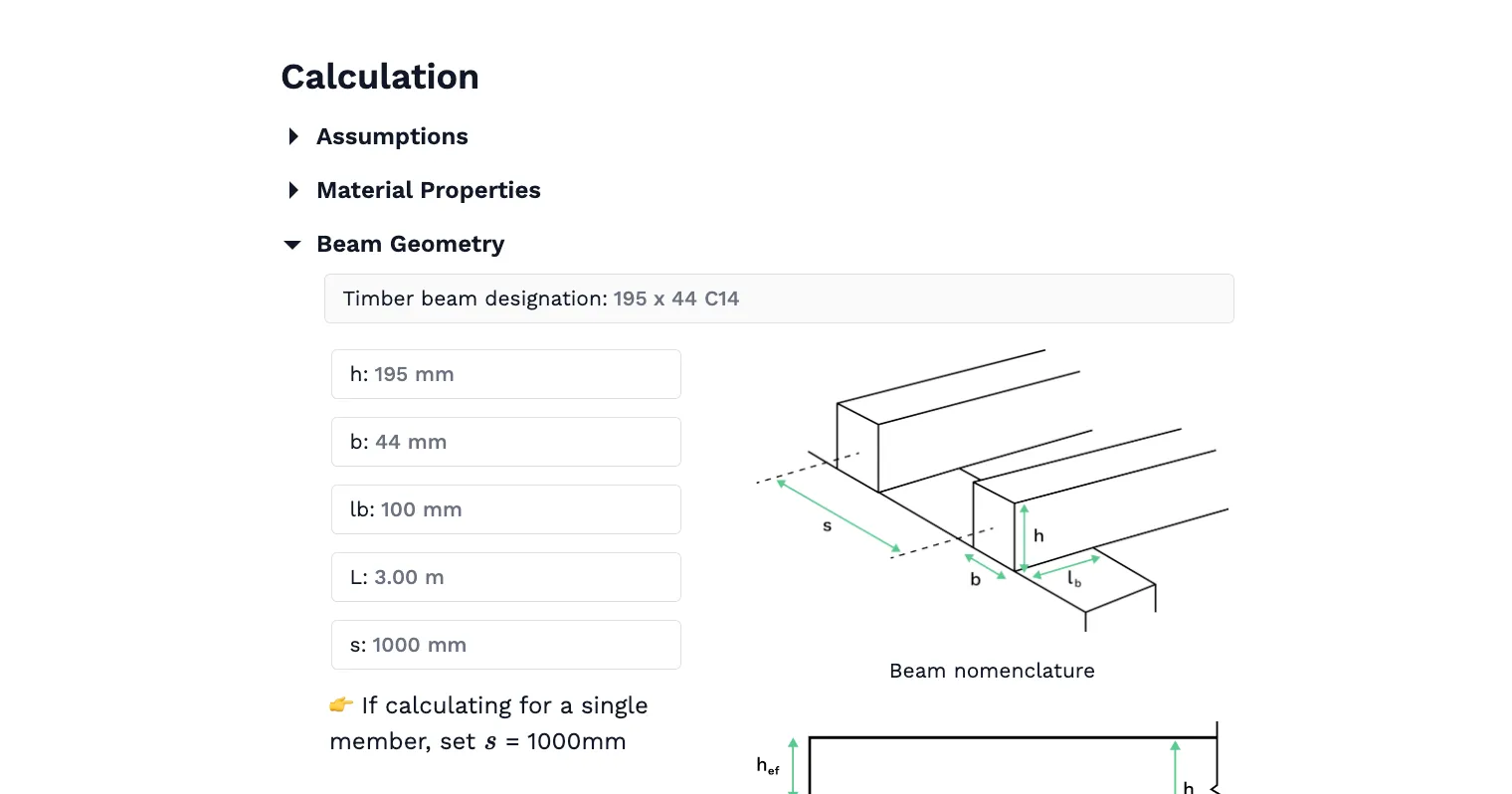 Timber Beam Design to Eurocode 5