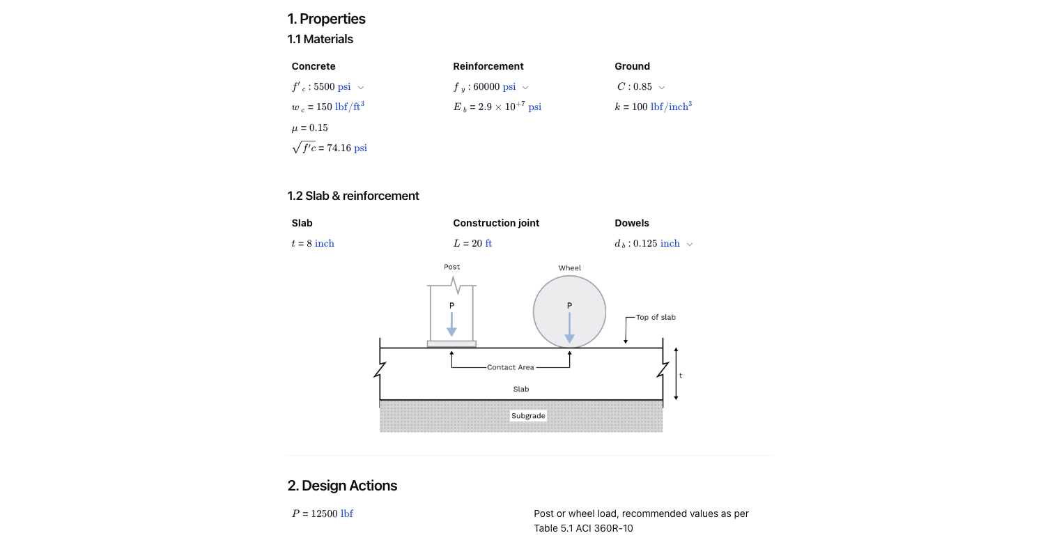 Slab-on-grade design