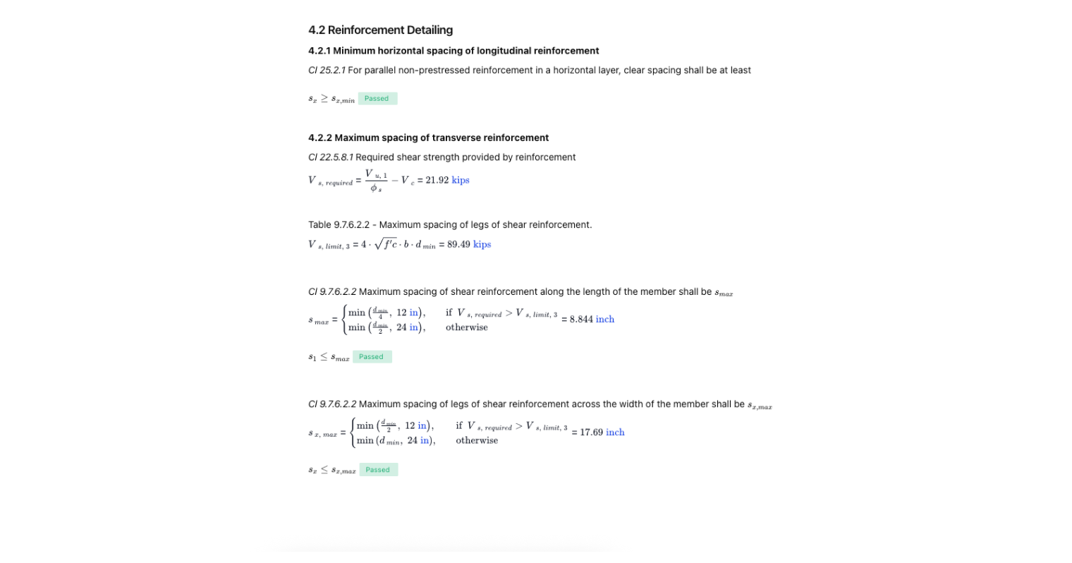 Concrete Rectangular Beam Design to ACI-318-19