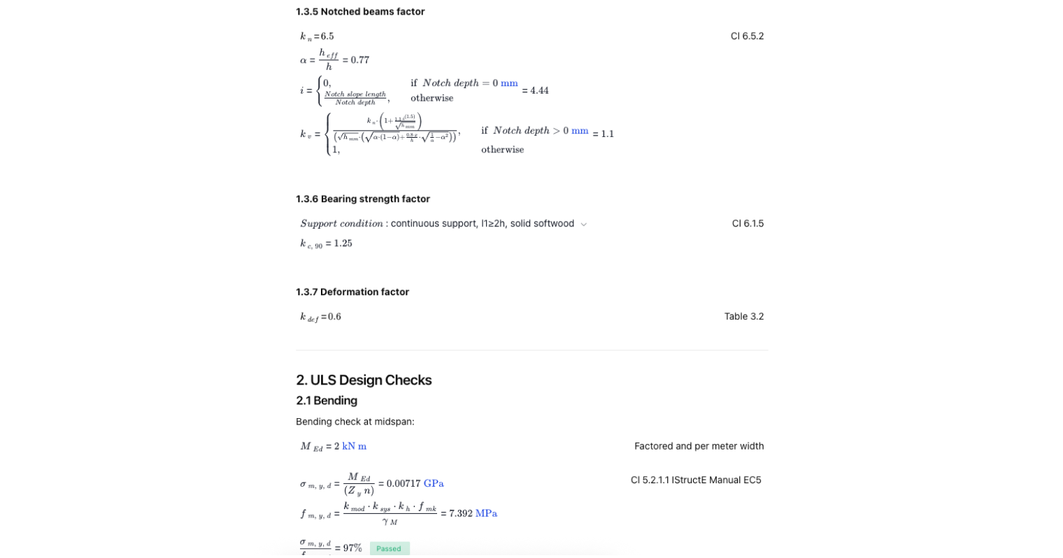 Timber Beam Design to Eurocode 5 (EC5)