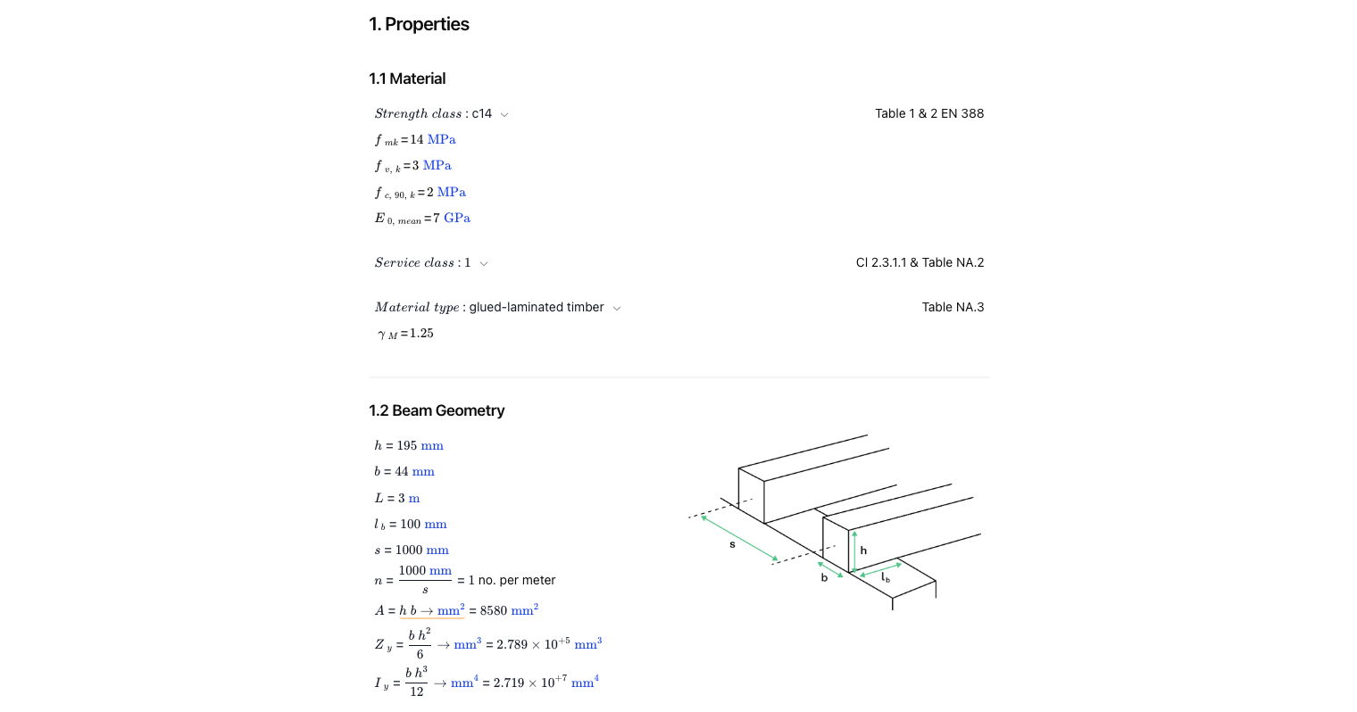 Timber Beam Design to Eurocode 5 (EC5)