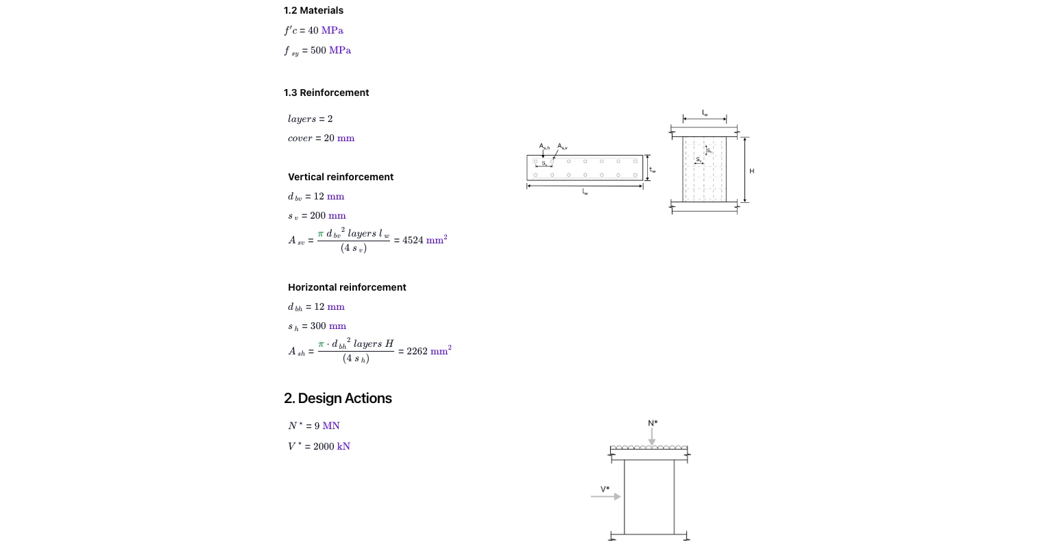 Concrete Braced Wall Design to AS3600