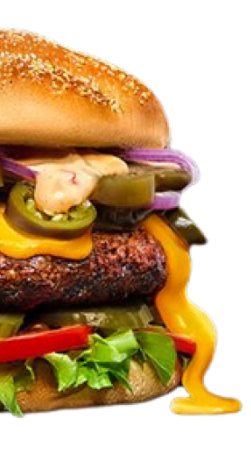 left side of screen burger picture