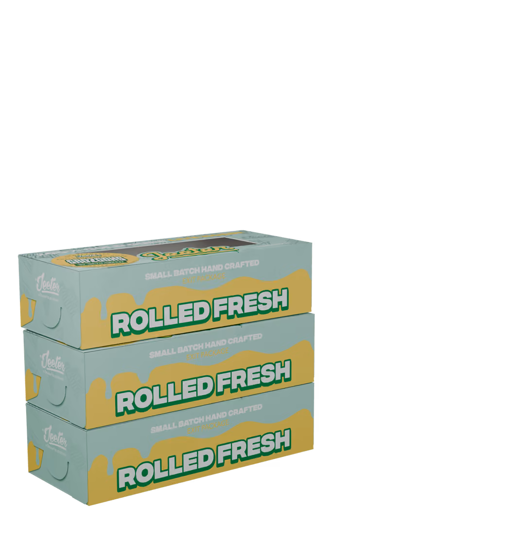 Rolled Fresh Gadzooks boxes