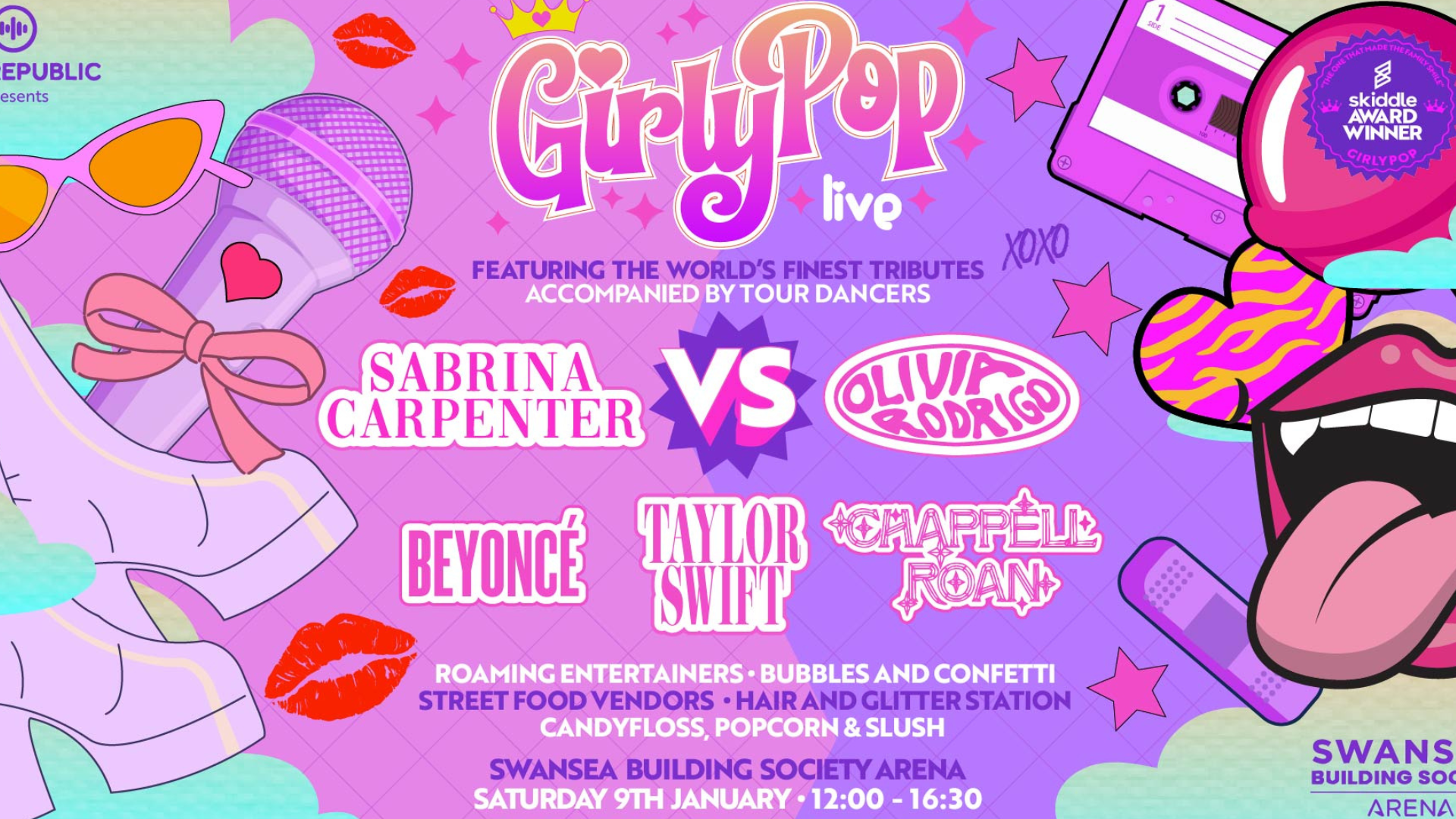 Teitl Byw GirlyPop