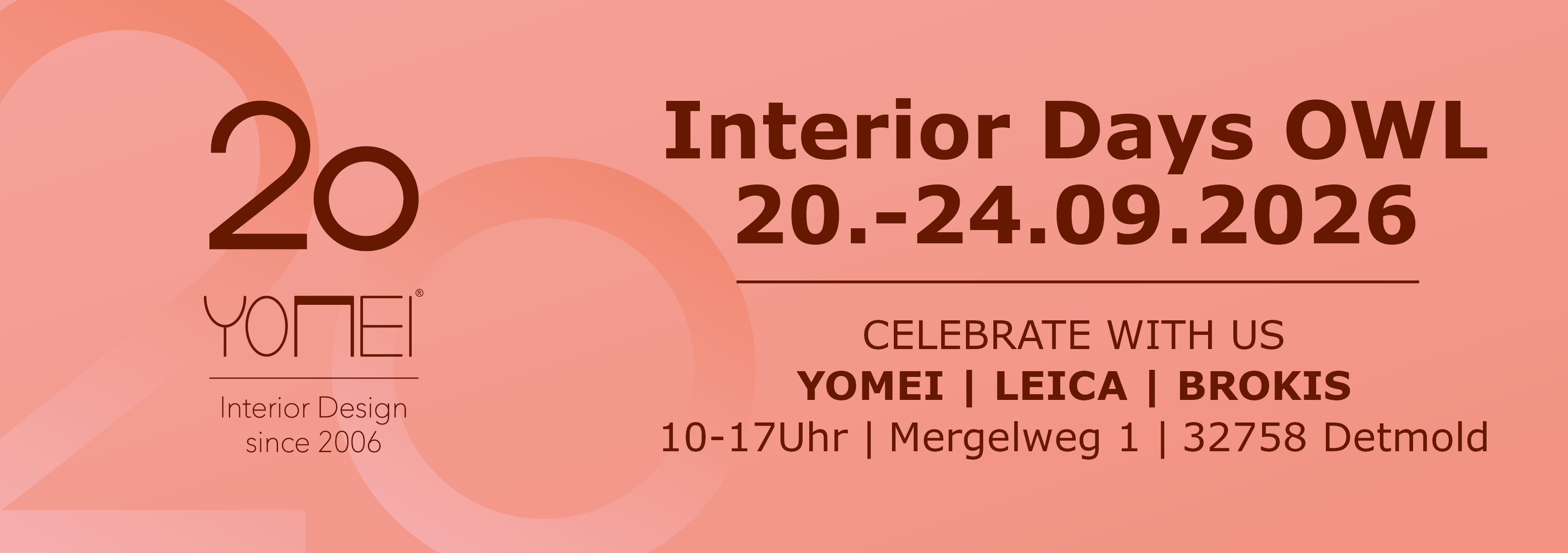 INTERIOR DAYS OSTWESTFALEN 20. - 24.09. 2026