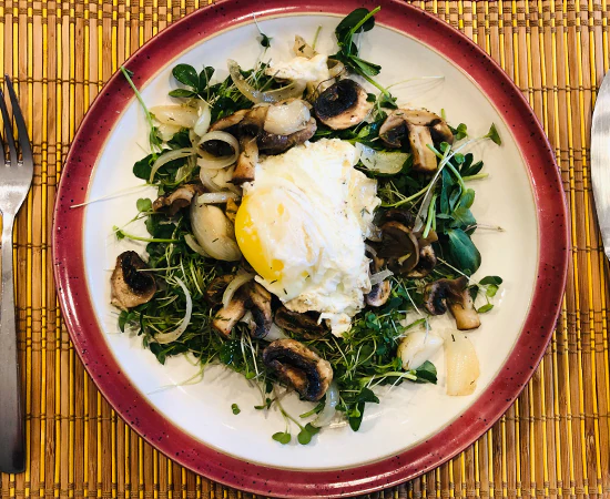 Brunch Egg Mush Salad