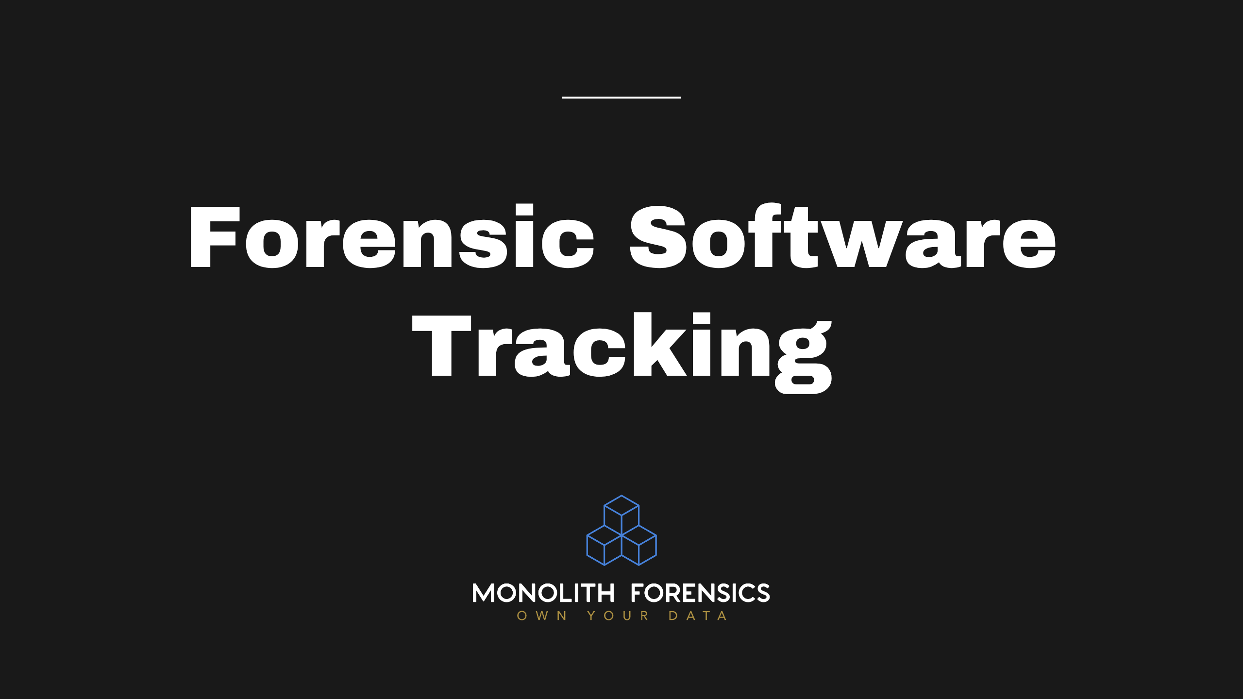 Forensic Software Tracking in Monolith