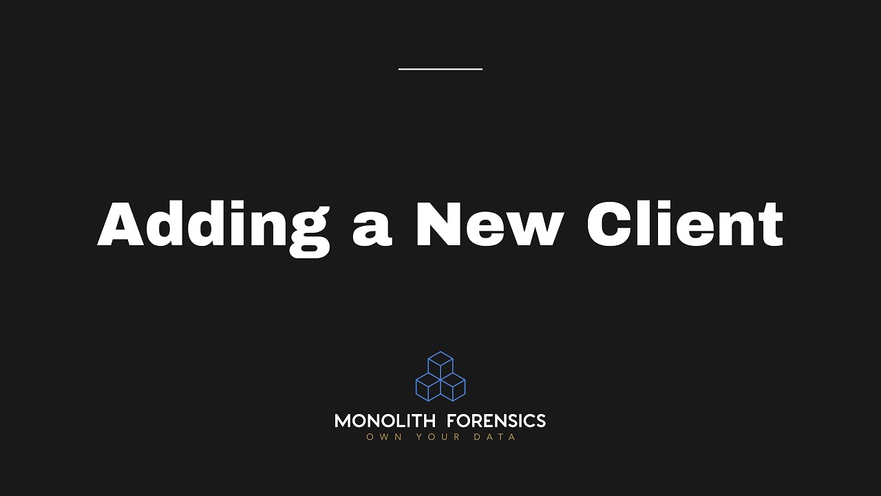 Adding a New Client in Monolith