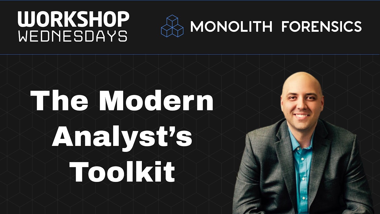 Workshop Wednesday Session: The Modern Analyst's Toolkit: Why Non-Traditional Tools Matter