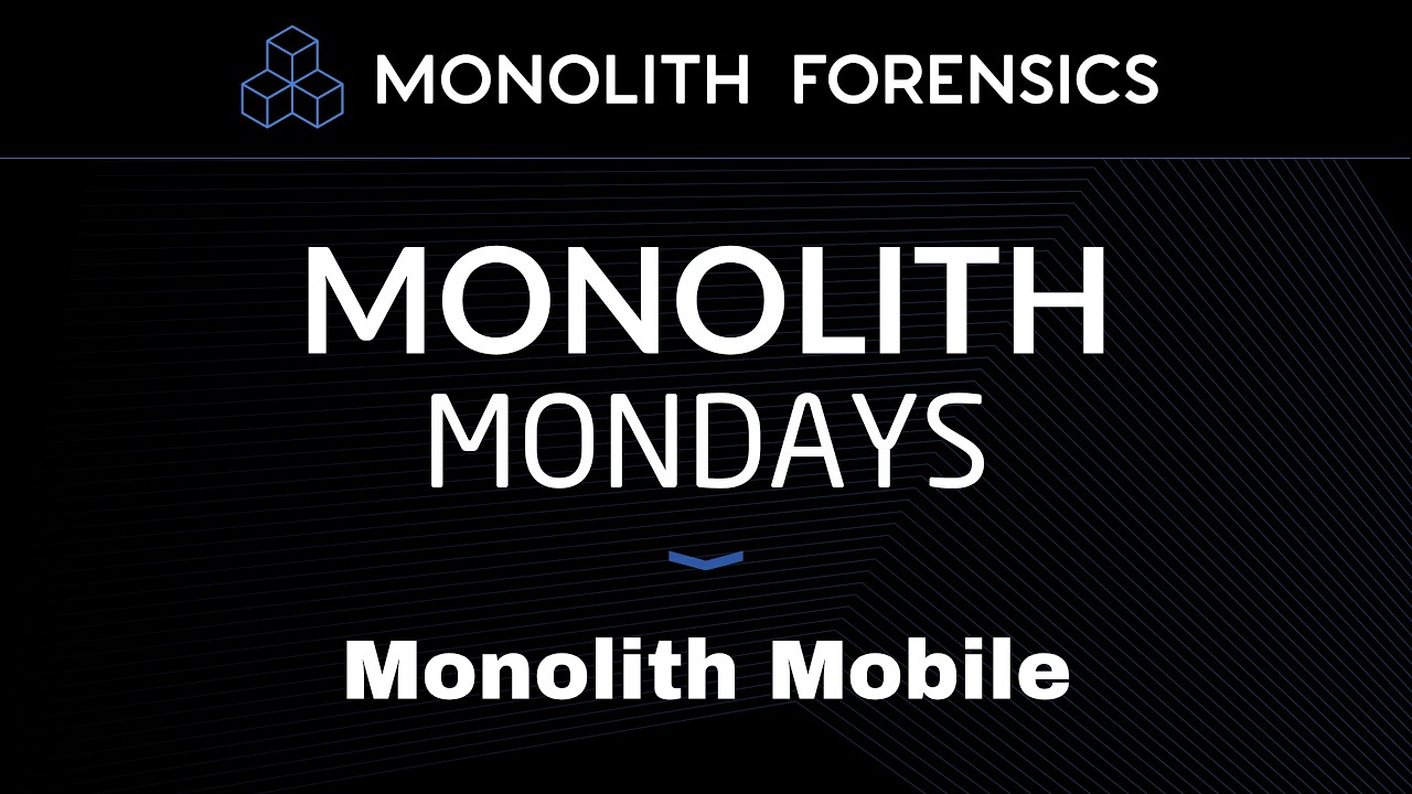 Monolith Mobile [Monolith Mondays]