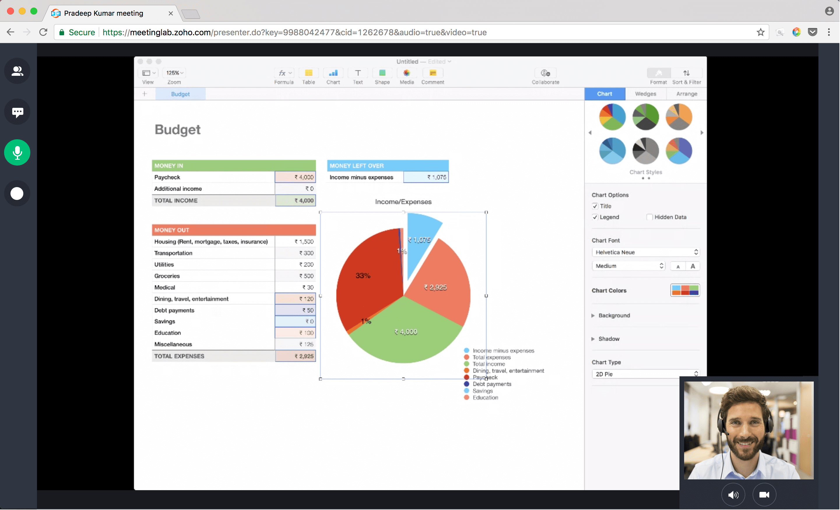 Zoho (Video Conferencing)