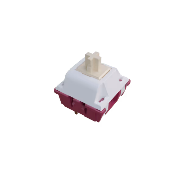 Bigwigs are a linear switch that combines PBT and HDPE material combo. Pre-lubed, ready for any hotswap mechanical keyboard.