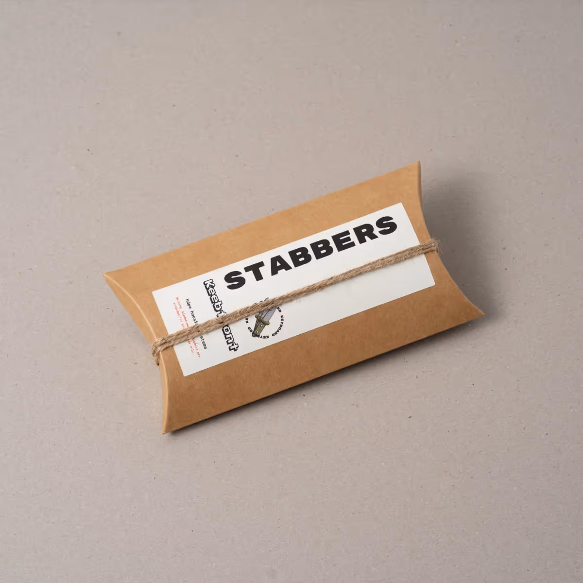 Outside packaging of the Stabbers custom mechanical keyboard stabilizers