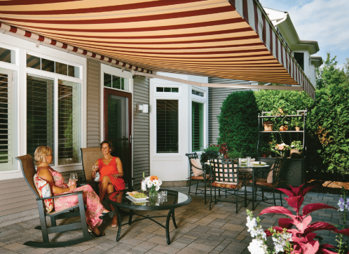 Awnings for backyard entertaining