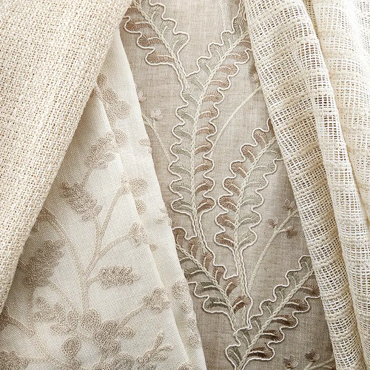 Sheer drapery fabrics