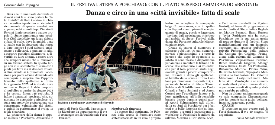 STEPS Tour 2026: van bergdorp tot stad