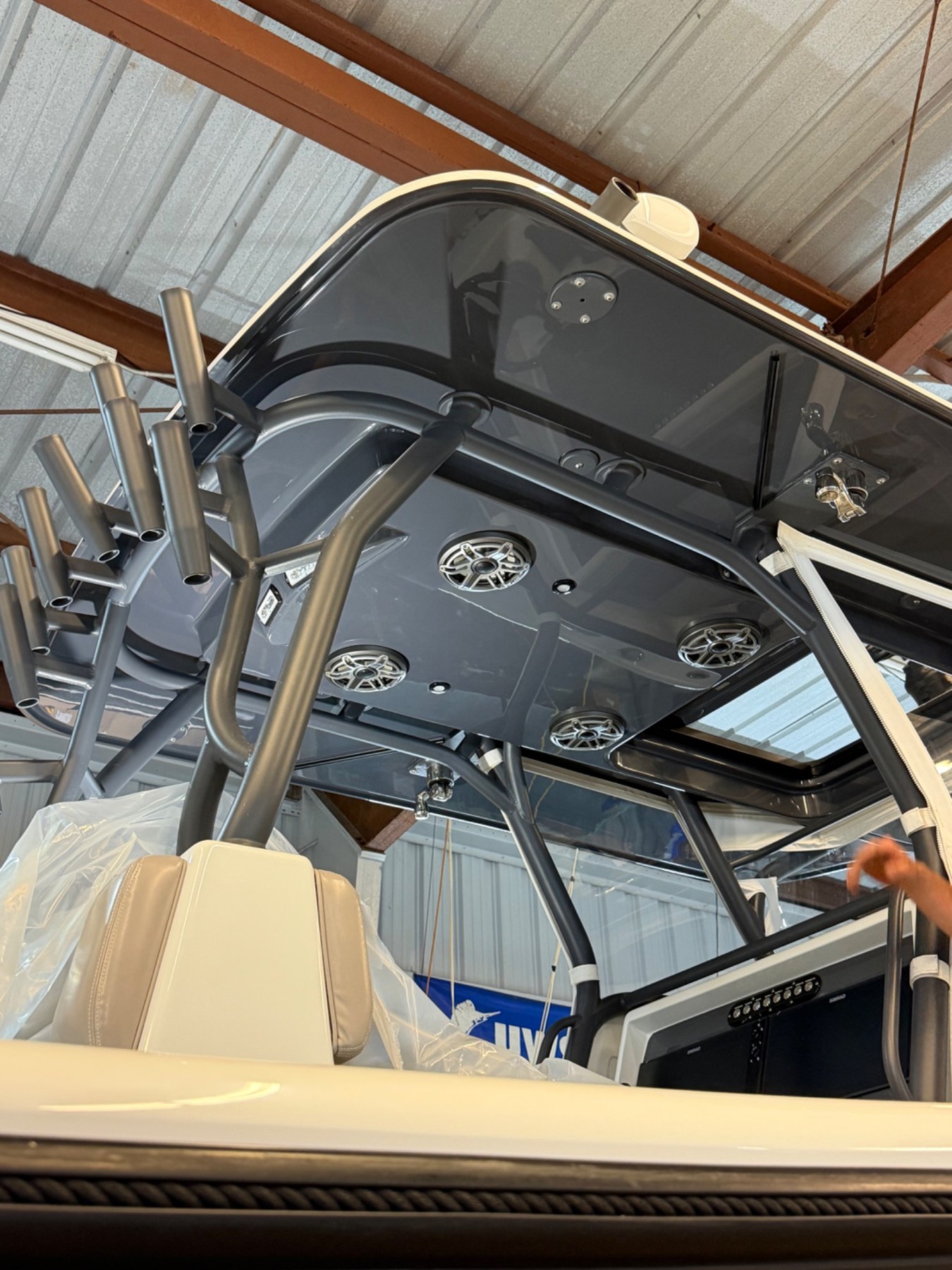 Marine hardtop and overhead equipment