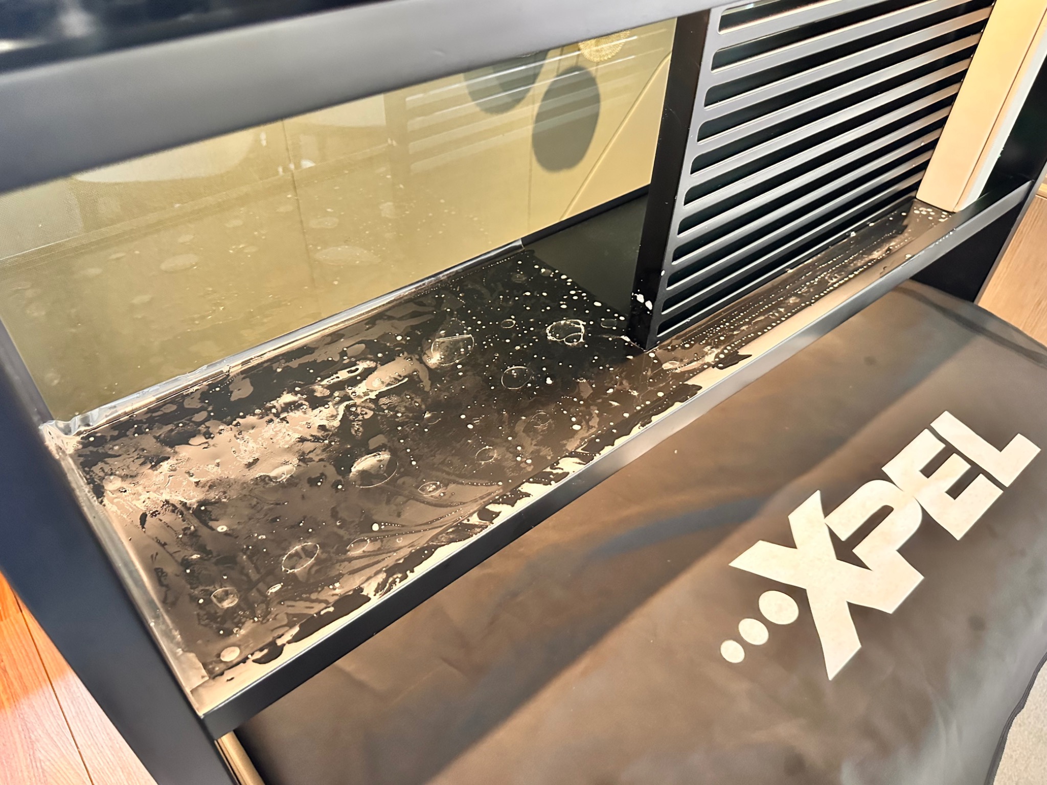 Interior surface film application