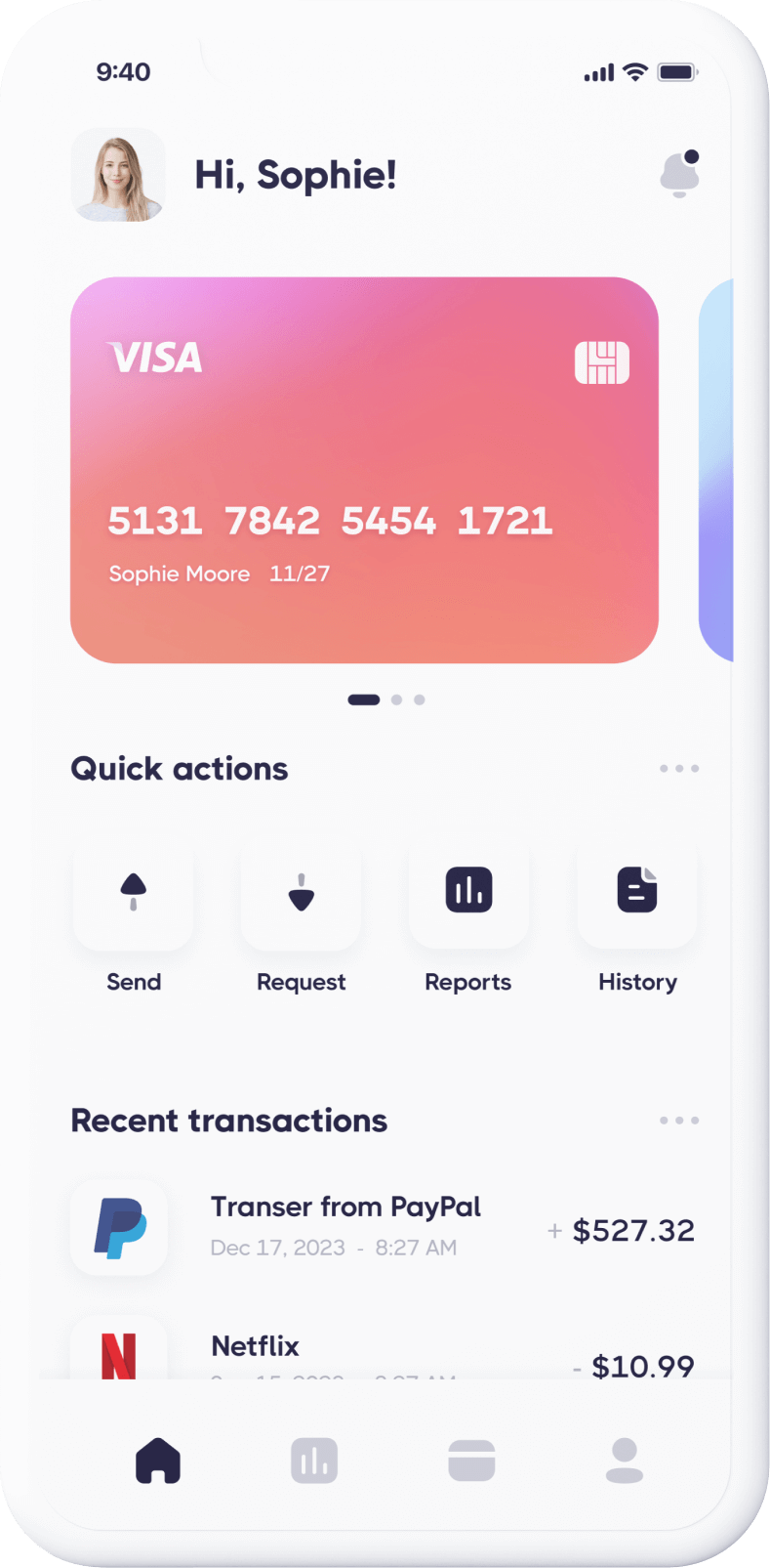 Send Payments - App X Webflow Template