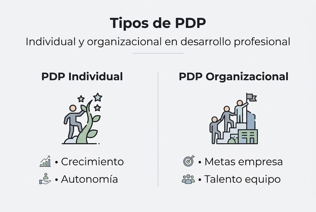 Infografía sobre las diferentes clases de planes de desarrollo