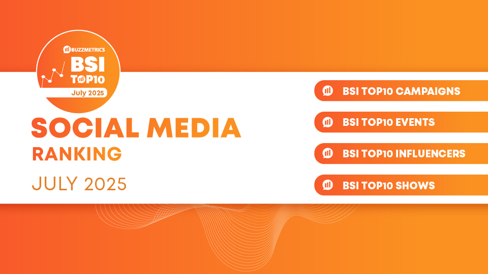 BSI Top10: Social media ranking July 2025