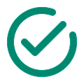 Checkmark icon.