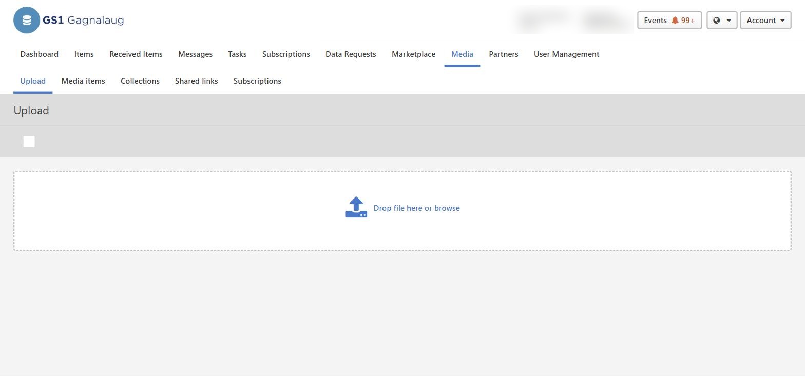 Media flipinn með Upload fyrir margar myndir í einu