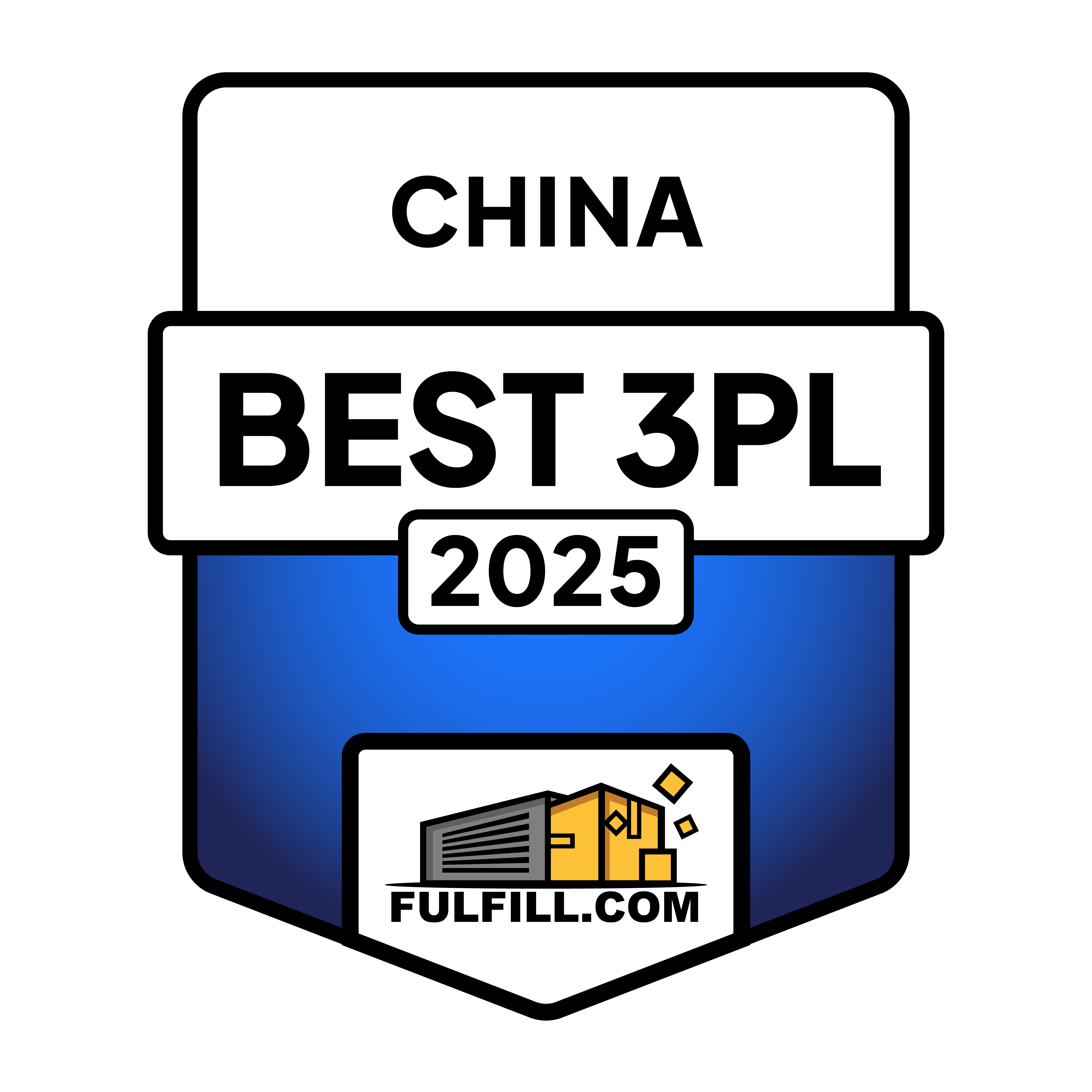 CBIP Logistics - Top 3PL in China 2025, awarded by Fulfill.com