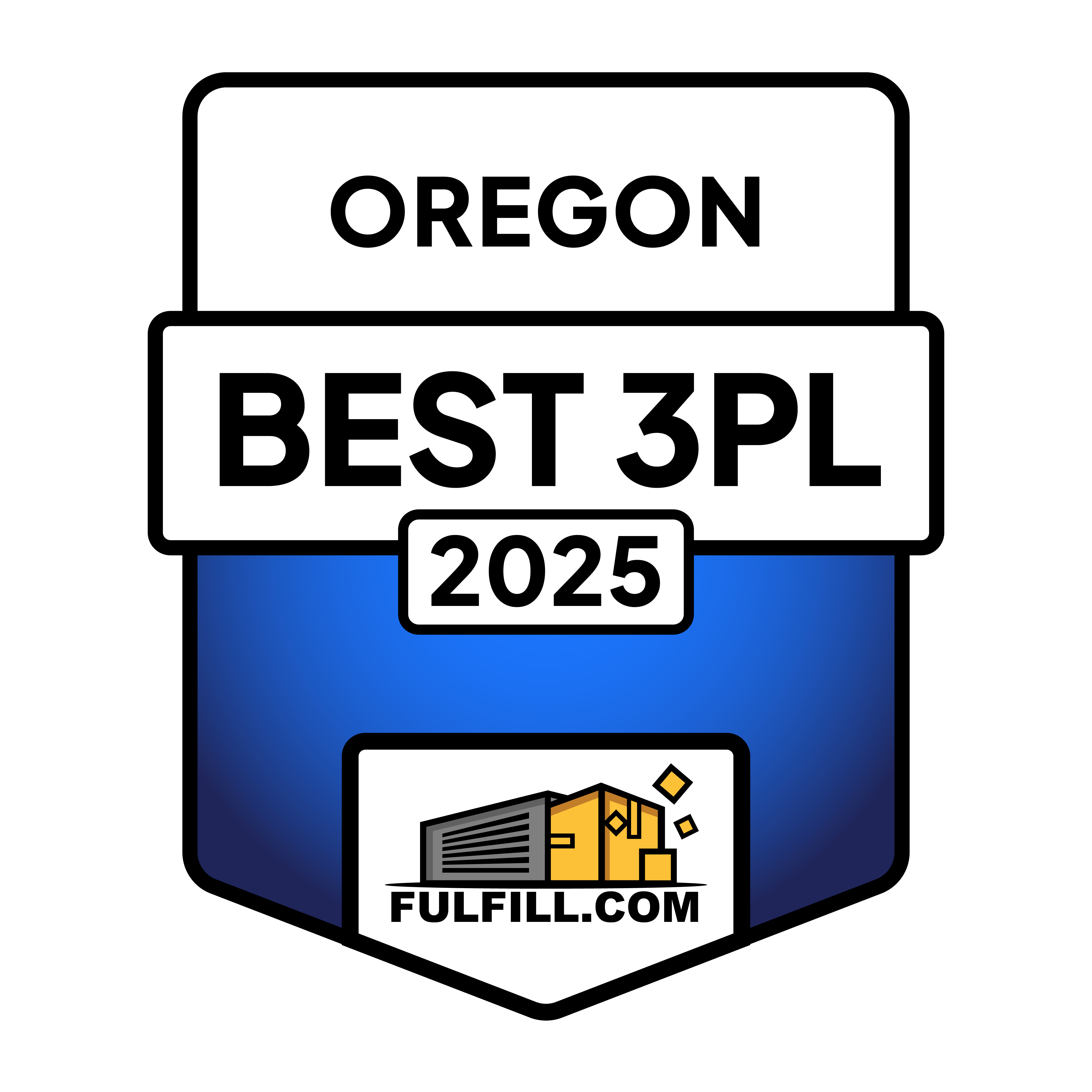 Proven Prep - Top 3PL in Oregon 2025, awarded by Fulfill.com
