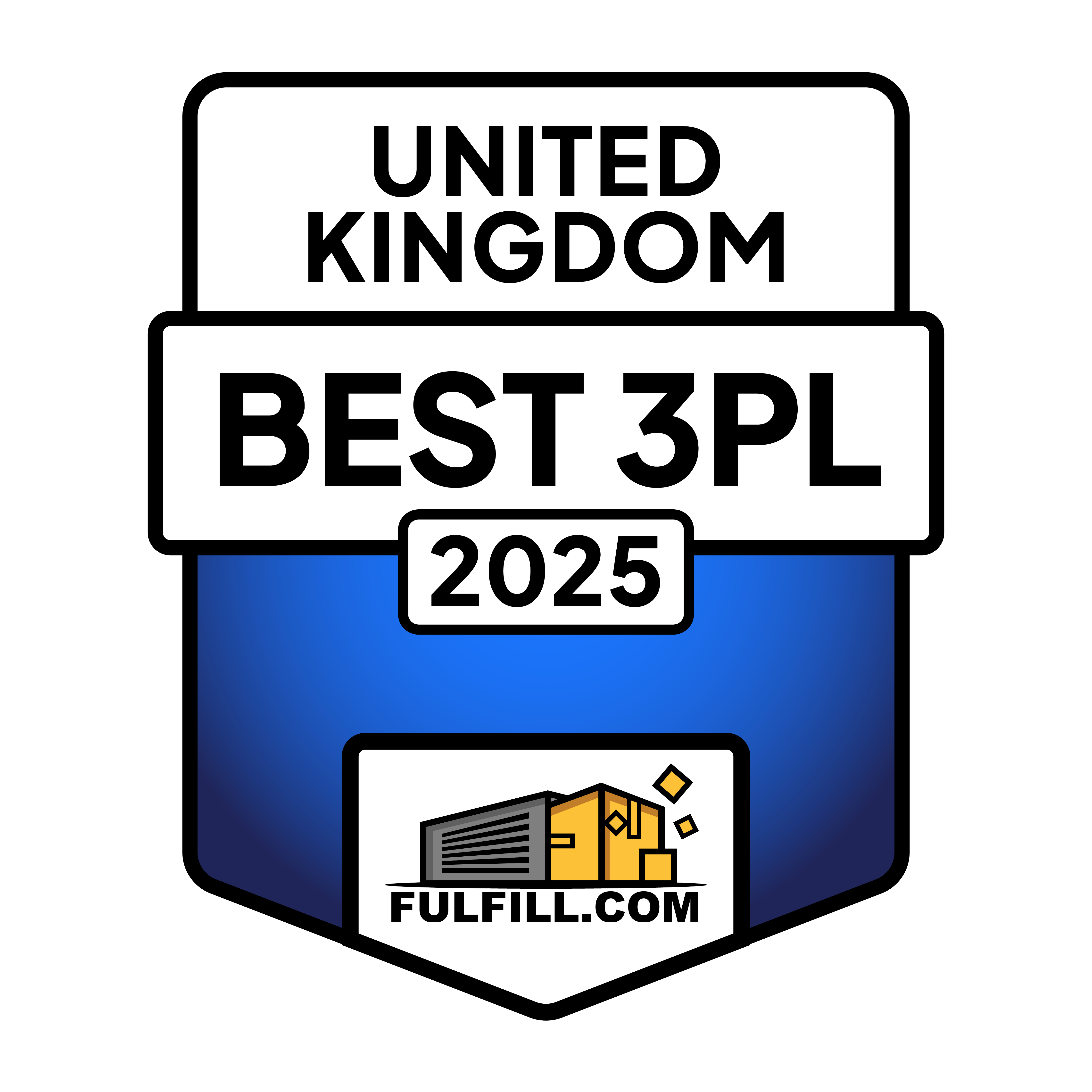 CBIP Logistics - Top 3PL in United Kingdom 2025, awarded by Fulfill.com