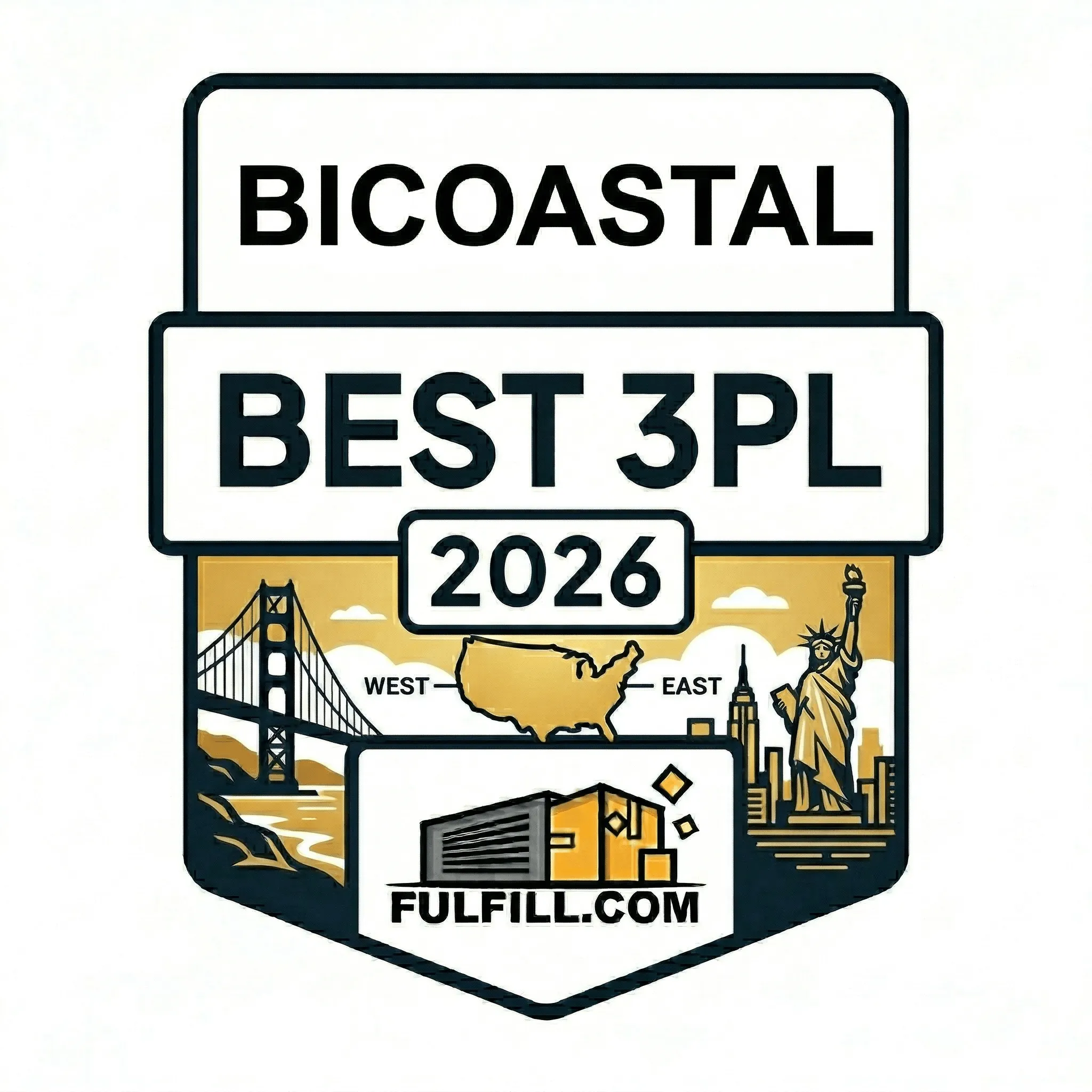 Georgia Best 3PL 2026 Award Badge by Fulfill.com