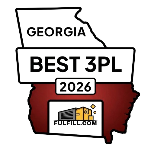 Georgia Best 3PL 2026 Award Badge by Fulfill.com