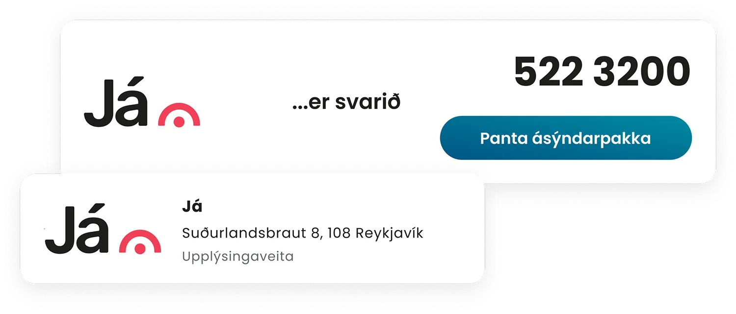 Sýnishorn af lógói