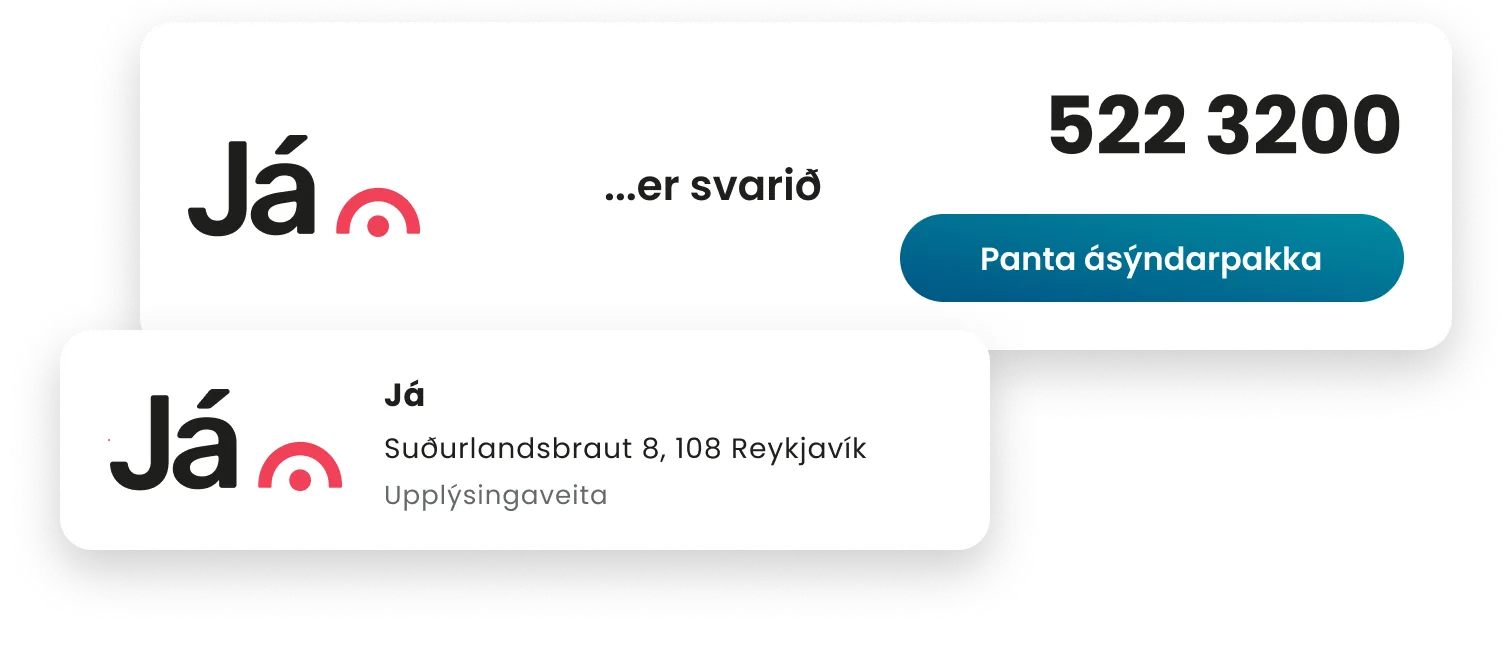 Sýnishorn af lógói