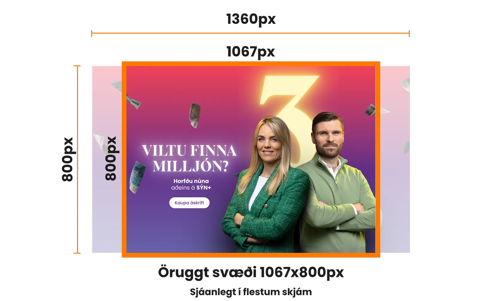 Sýnishorn af vöruauglýsingum í vöruleitinni