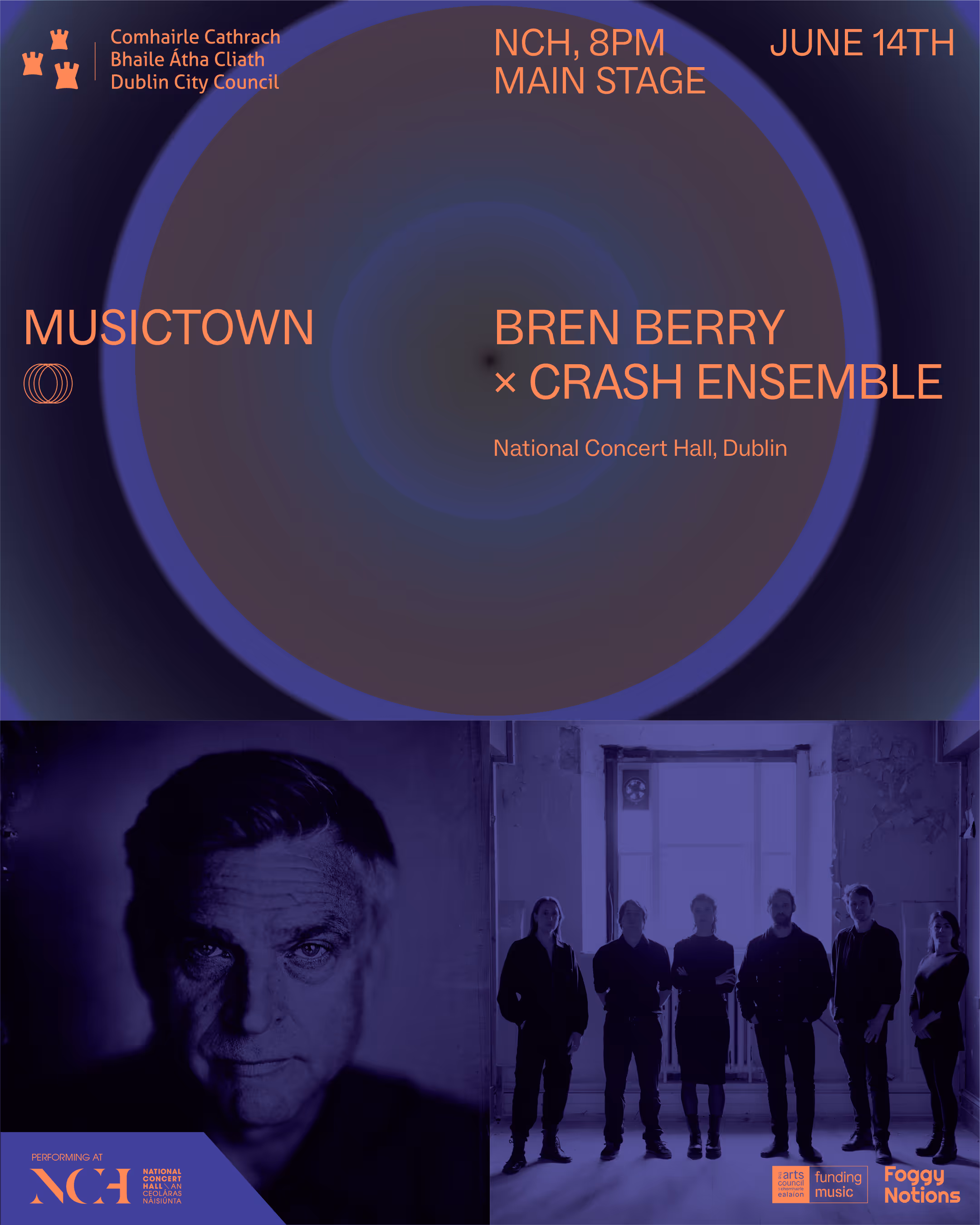 Bren Berry x Crash Ensemble - MusicTown, Dublin